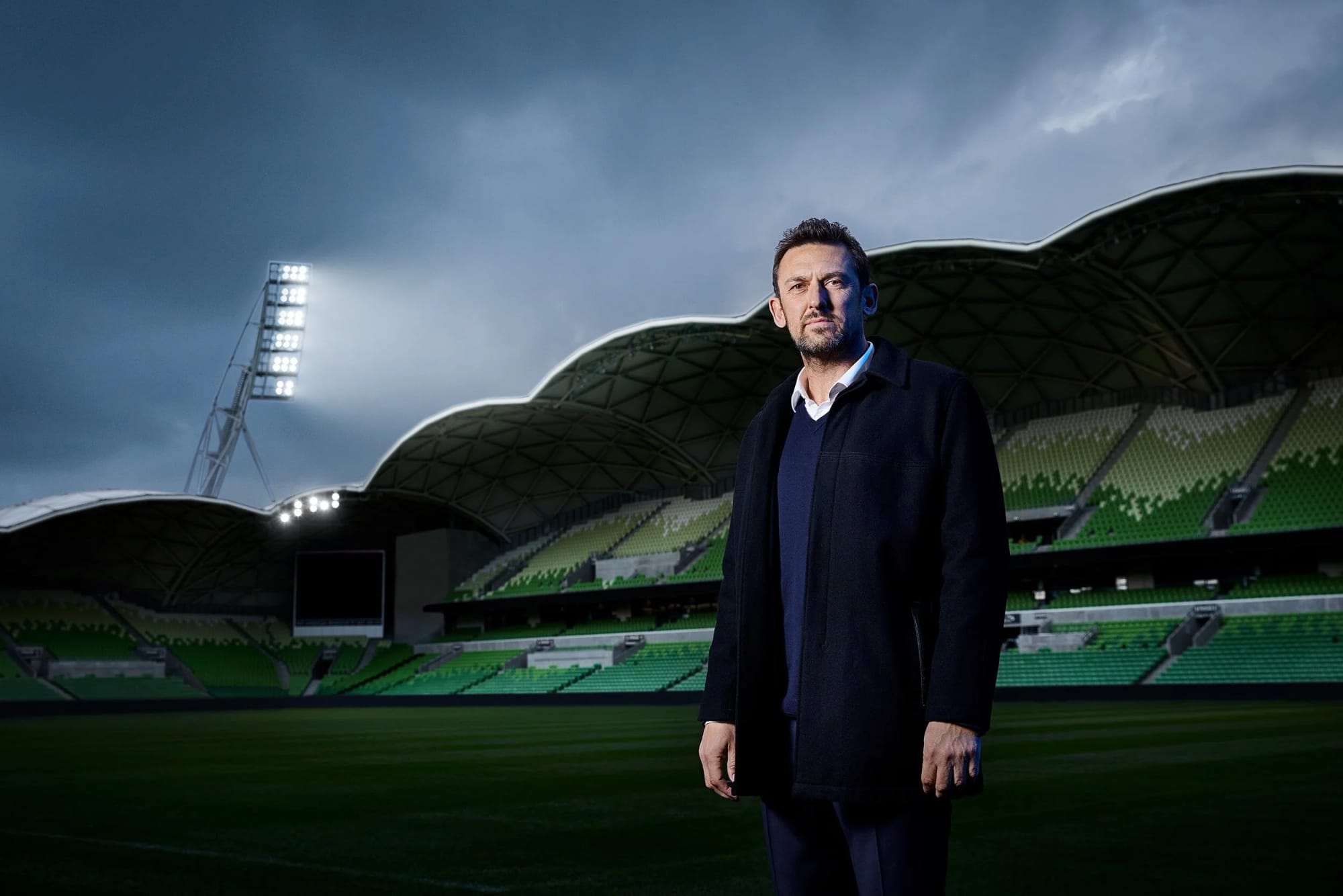 Portrait of Tony Popovic for Melbourne Victory Football Club